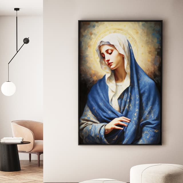 Quadro Decorativo Religiosos Nossa Senhora das Graças Maria Pintura