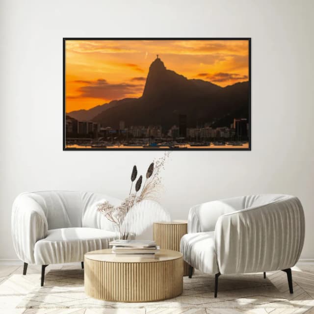 Quadro Decorativo Cristo Redentor Rio De Janeiro