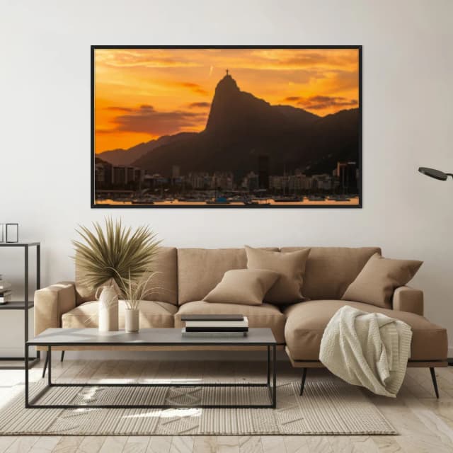 Quadro Decorativo Cristo Redentor Rio De Janeiro