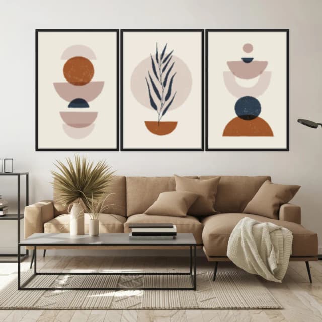 Kit Quadros Decorativos Boho