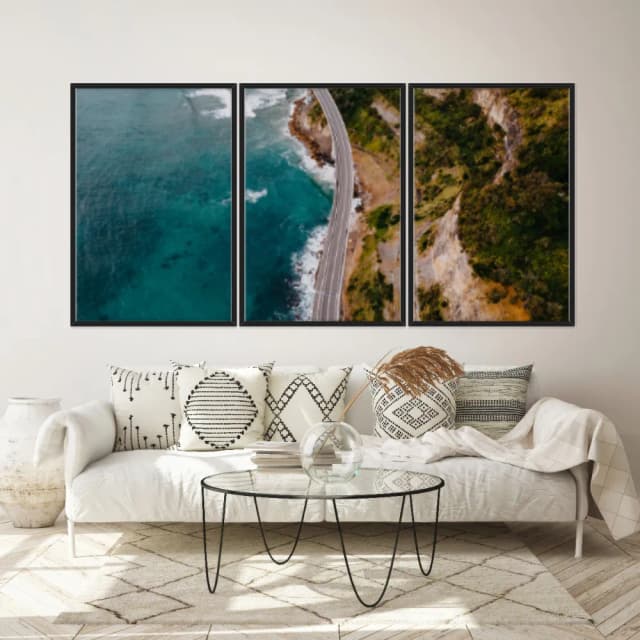 Kit Quadros Decorativos Estrada