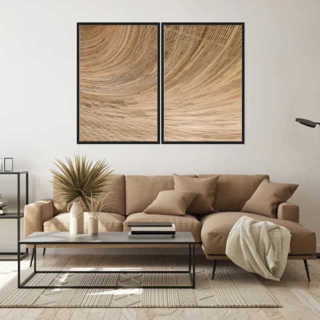 Kit Quadros Decorativos Madeira