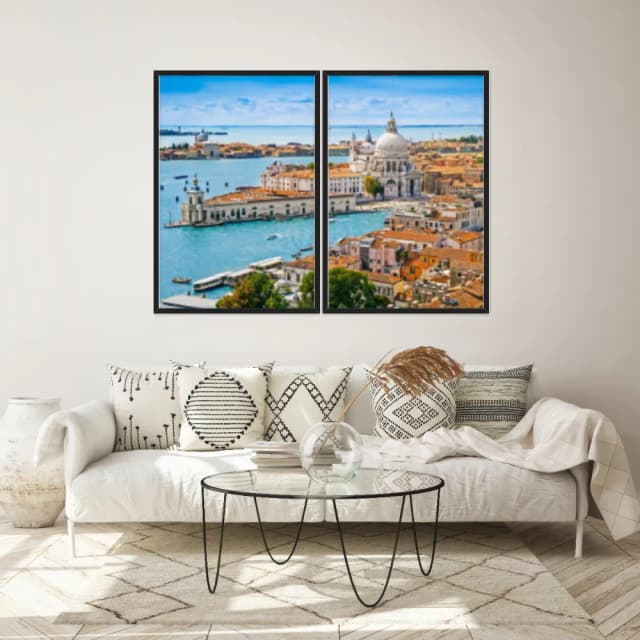 Kit Quadros Decorativos Igreja Santa Maria Veneto Italia