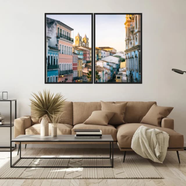 Kit Quadros Decorativos Pelourinho Bahia