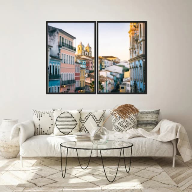Kit Quadros Decorativos Pelourinho Bahia