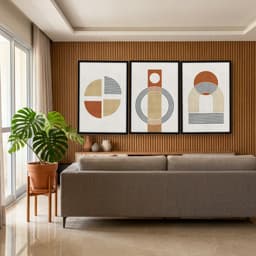 Kit Quadros Decorativos Geométrico