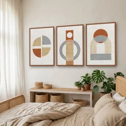 Kit Quadros Decorativos Geométrico