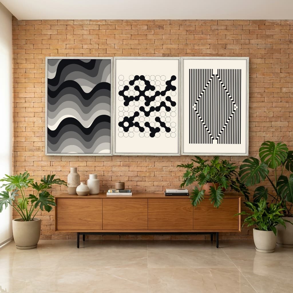 Kit Quadros Decorativos Minimalista