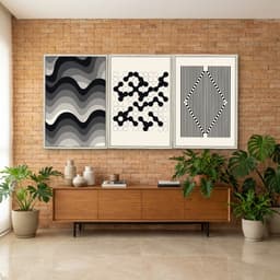 Kit Quadros Decorativos Minimalista