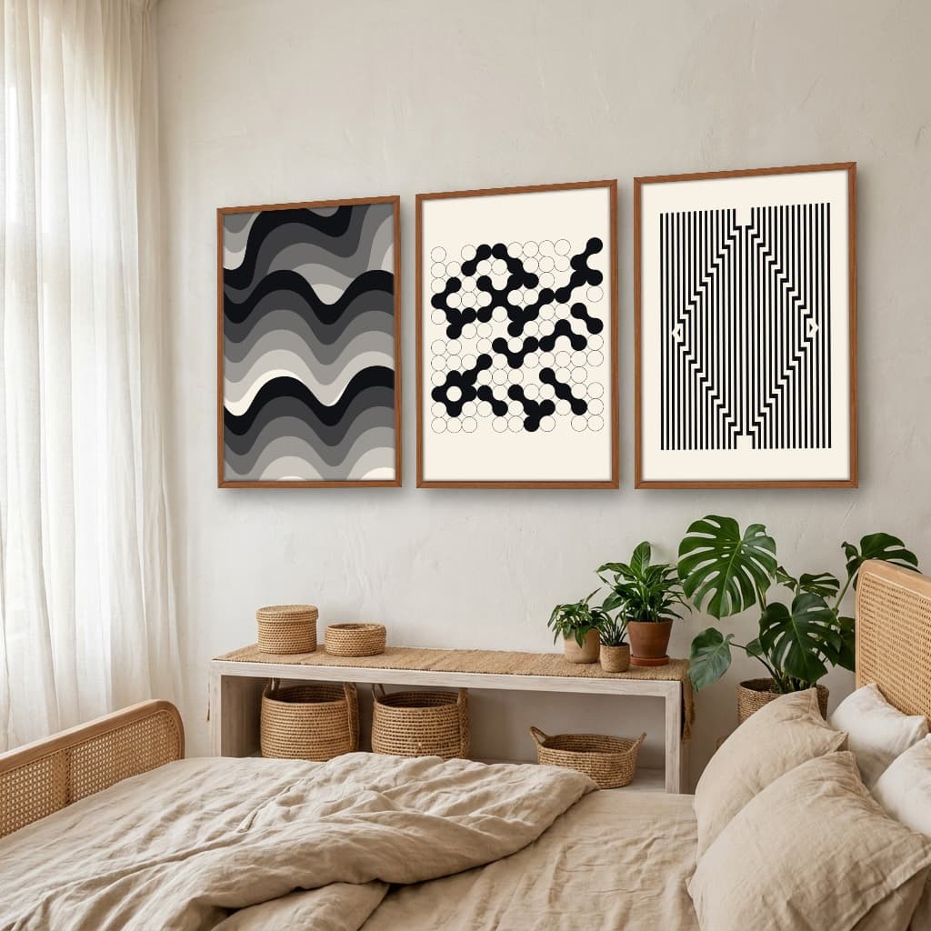 Kit Quadros Decorativos Minimalista