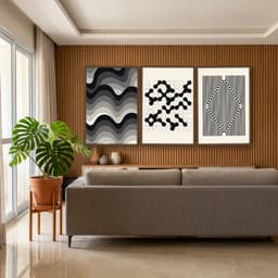 Kit Quadros Decorativos Minimalista