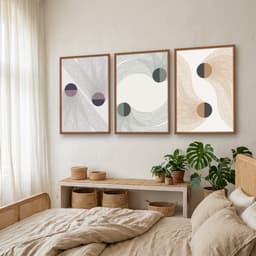Kit Quadros Decorativos Minimalista Geo