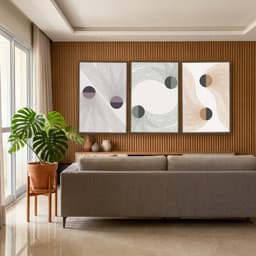 Kit Quadros Decorativos Minimalista Geo