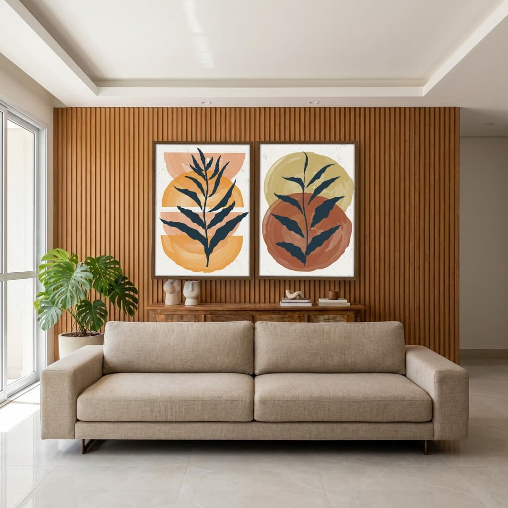 Kit Quadros Decorativos Tropical