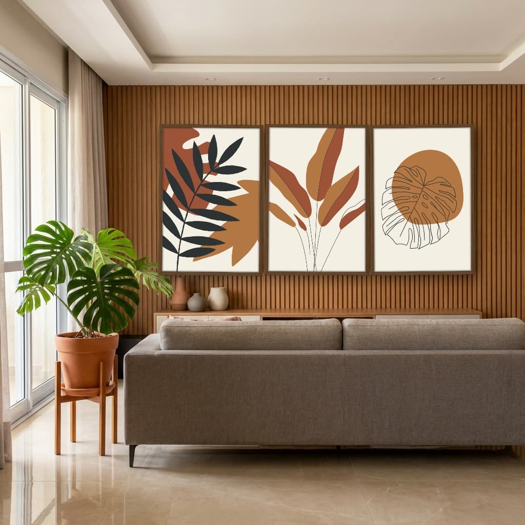 Kit Quadros Decorativos Tropical