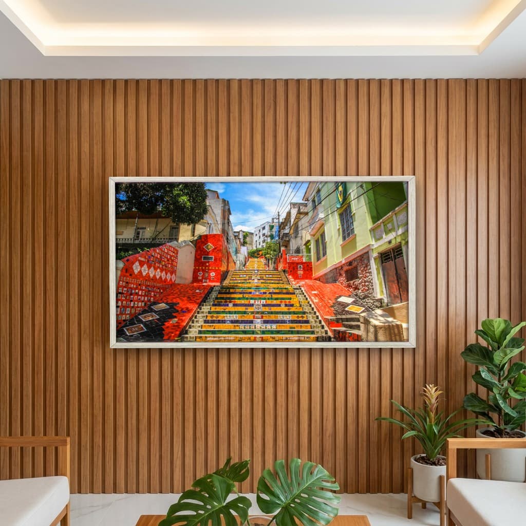 Quadro Decorativo Escadaria Selaron Rio De Janeiro