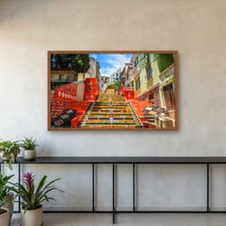 Quadro Decorativo Escadaria Selaron Rio De Janeiro