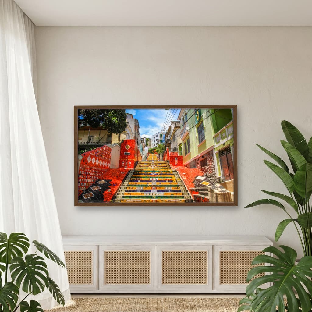 Quadro Decorativo Escadaria Selaron Rio De Janeiro