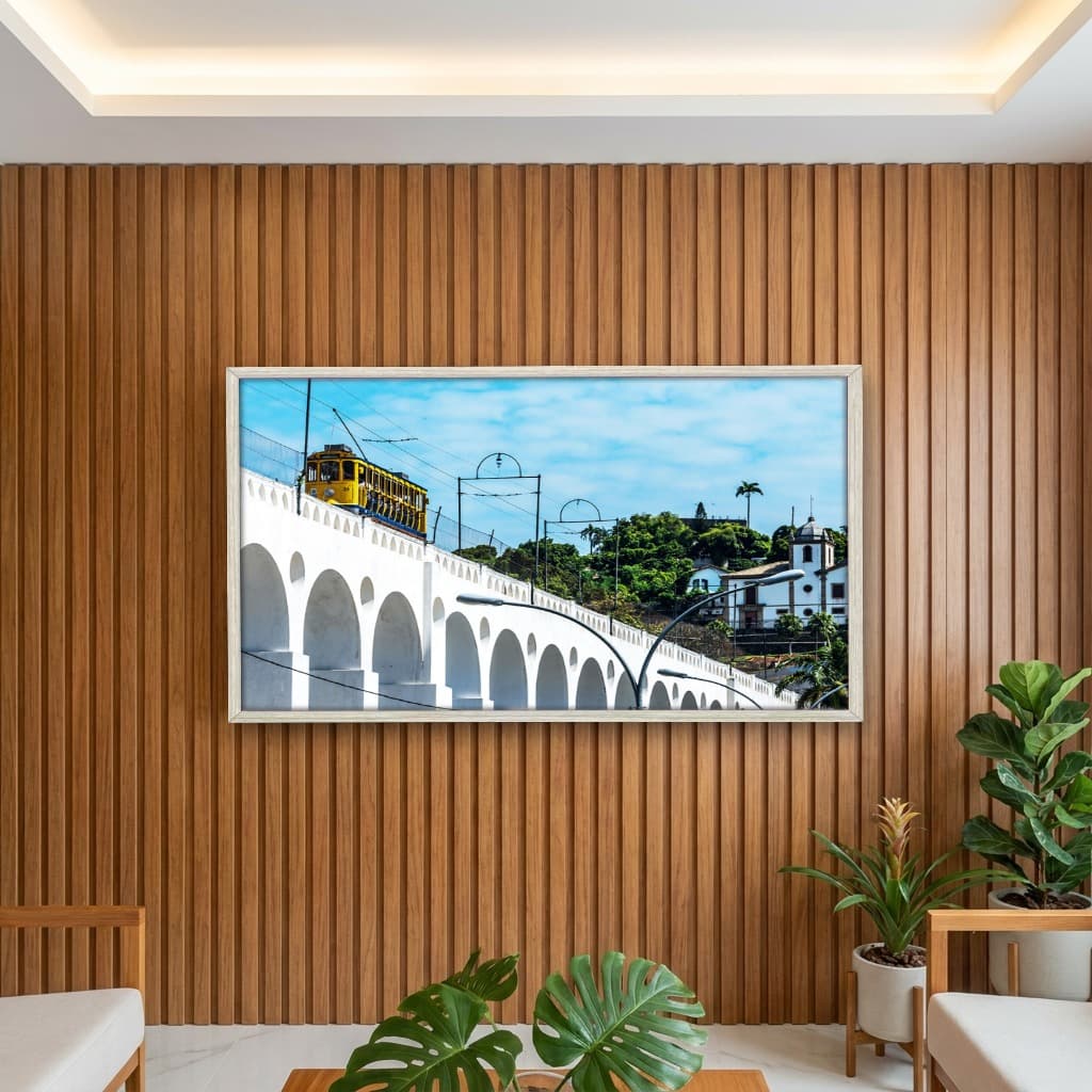 Quadro Decorativo Trem Lapario Rio De Janeiro
