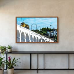 Quadro Decorativo Trem Lapario Rio De Janeiro