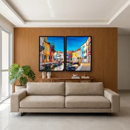 Kit Quadros Decorativos Veneza Italia
