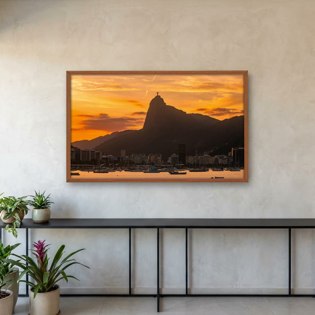Quadro Decorativo Cristo Redentor Rio De Janeiro