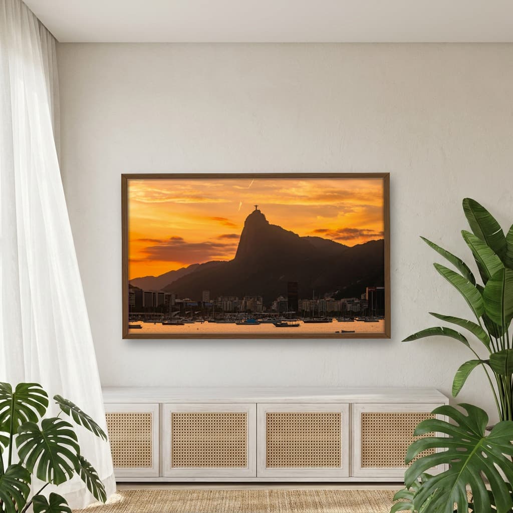 Quadro Decorativo Cristo Redentor Rio De Janeiro