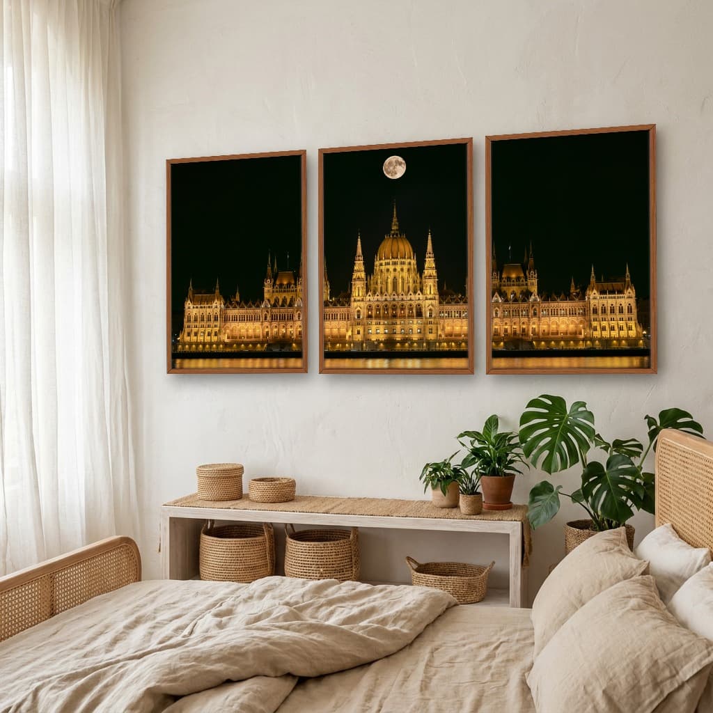 Kit Quadros Decorativos Parlamento Budapeste