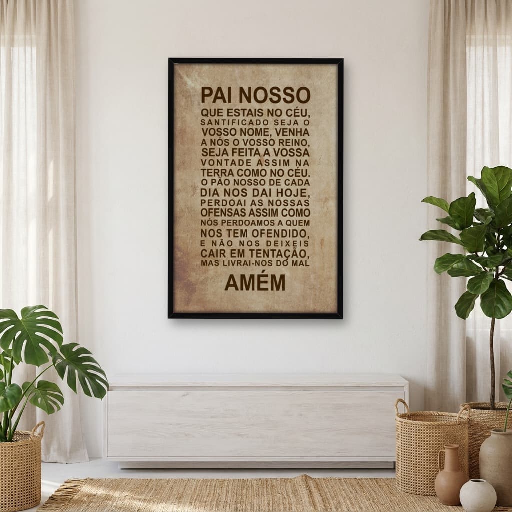 Quadro Decorativo Pai Nosso