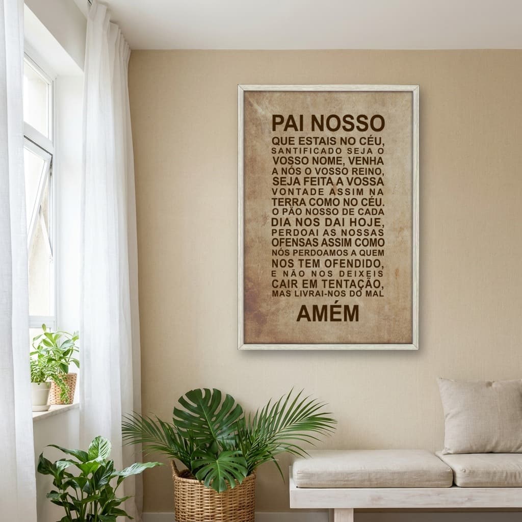 Quadro Decorativo Pai Nosso