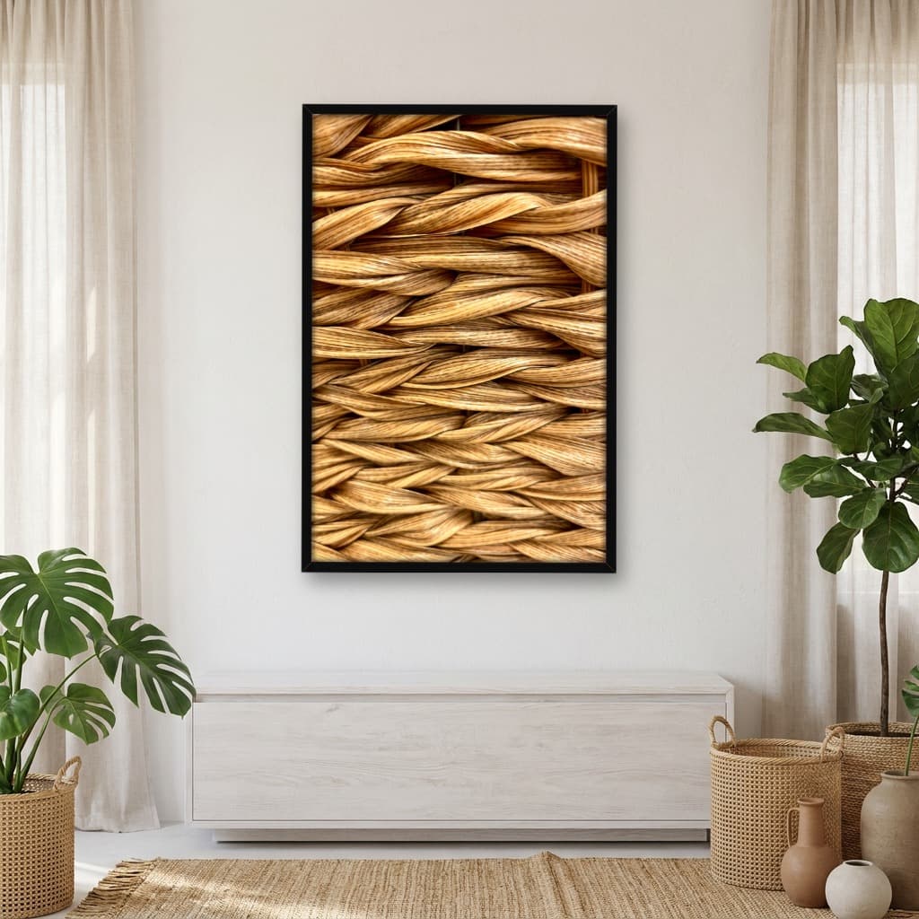Quadro Decorativo Nó De Tecido