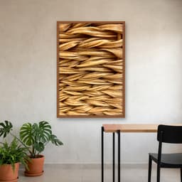 Quadro Decorativo Nó De Tecido