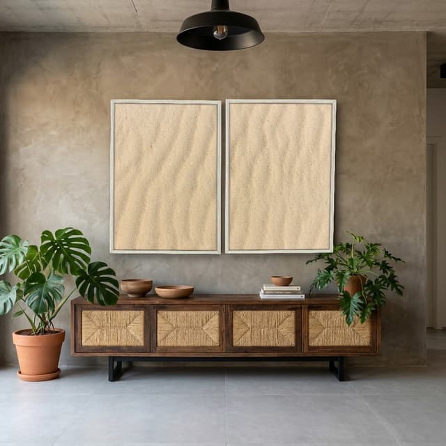 Kit Quadros Decorativos Areia