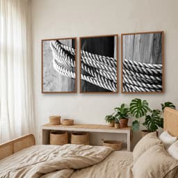 Kit Quadros Decorativos Madeira Com Nó