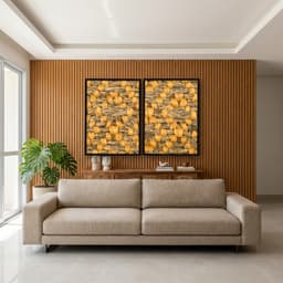 Kit Quadros Decorativos Nó De Sisal