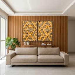 Kit Quadros Decorativos Nó De Sisal