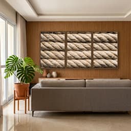 Kit Quadros Decorativos Traçado De Bambu