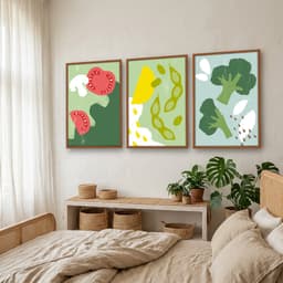 Kit Quadros Decorativos Verduras E Legumes