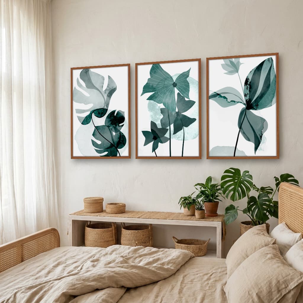 Kit Quadros Decorativos Costela De Adão