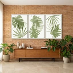 Kit Quadros Decorativos Costela De Adão