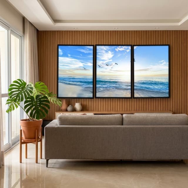 Kit Quadros Decorativos Praia