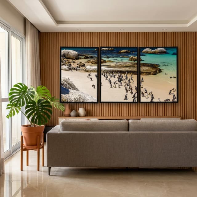 Kit Quadros Decorativos Praia