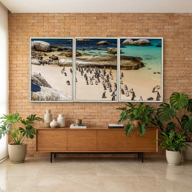 Kit Quadros Decorativos Praia