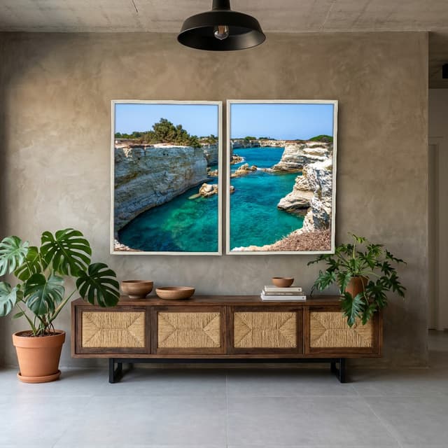 Kit Quadros Decorativos Praia