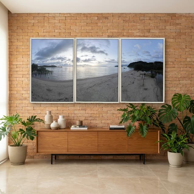 Kit Quadros Decorativos Praia