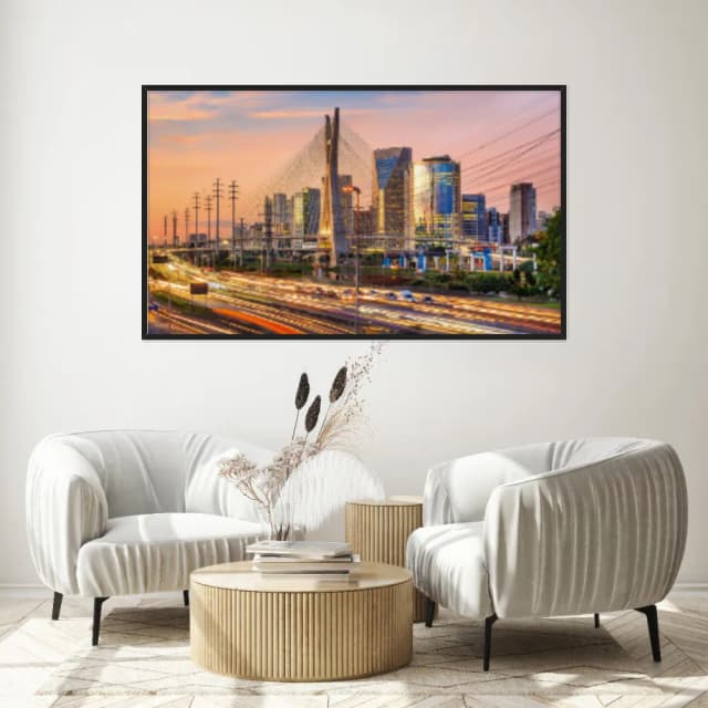 Quadro Decorativo Ponte Octavio Frias Sao Paulo