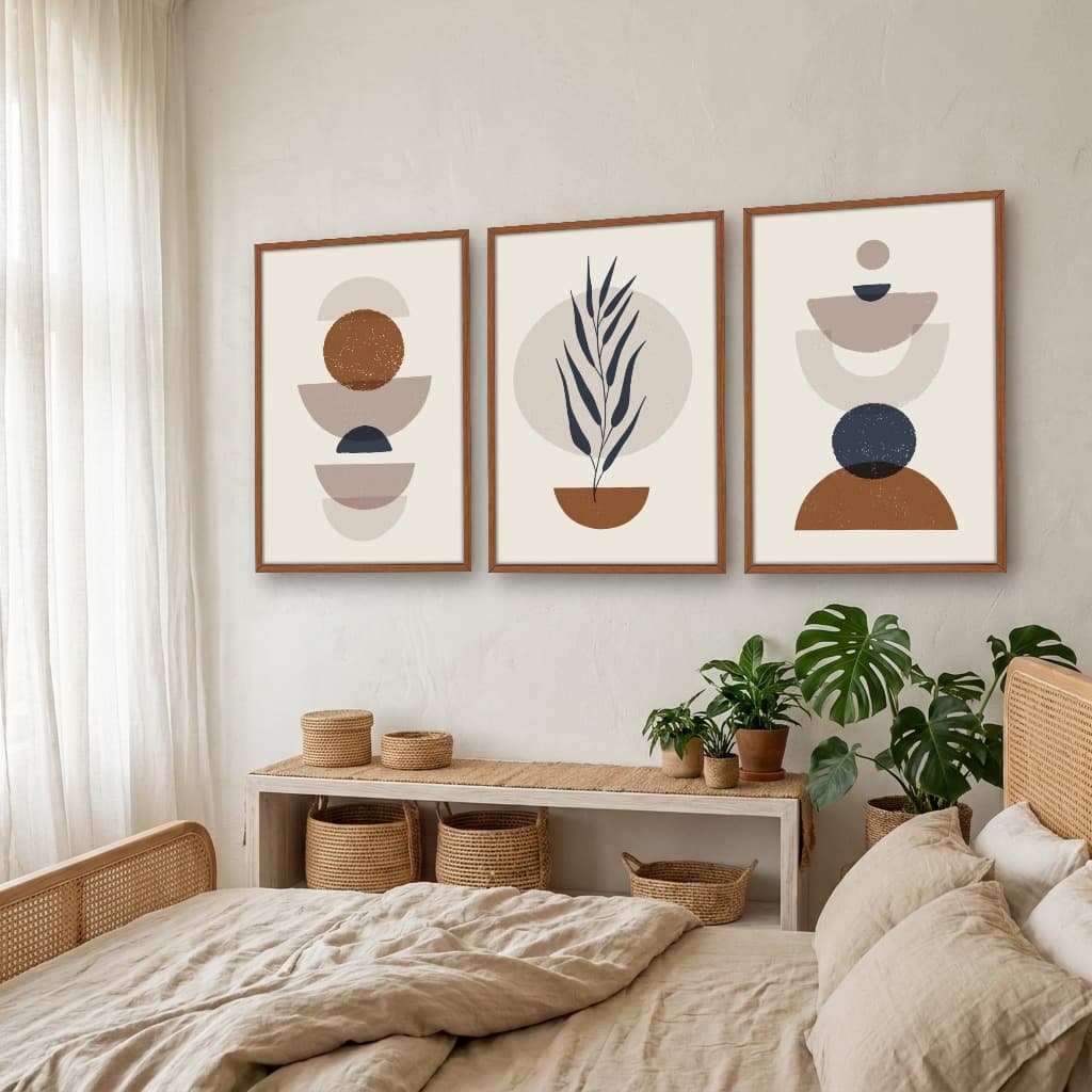 Kit Quadros Decorativos Boho