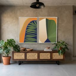 Kit Quadros Decorativos Tropical