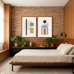 Kit Quadros Decorativos Geométrico