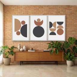 Kit Quadros Decorativos Geométrico